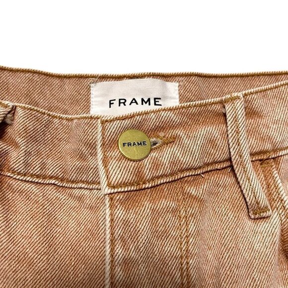 FRAME Le Sylvie Slender Straight Jeans in Sand 28 - Picture 3 of 8